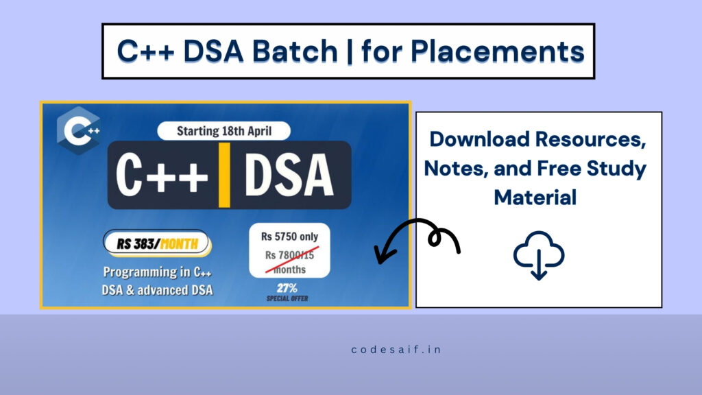 Apna College Alpha DSA Course