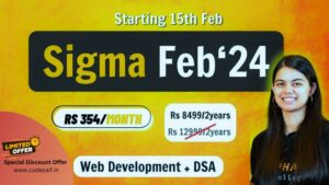 Sigma Feb'24 Batch course