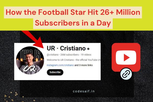 ronaldo youtube channel link