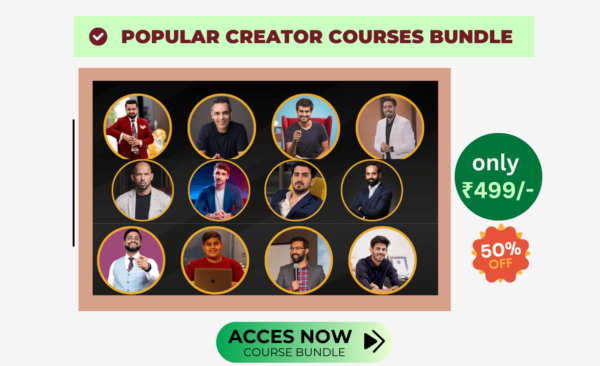 Popular creator courses bundle