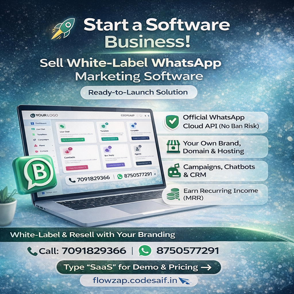 WhatsApp Marketing SaaS Business Platform